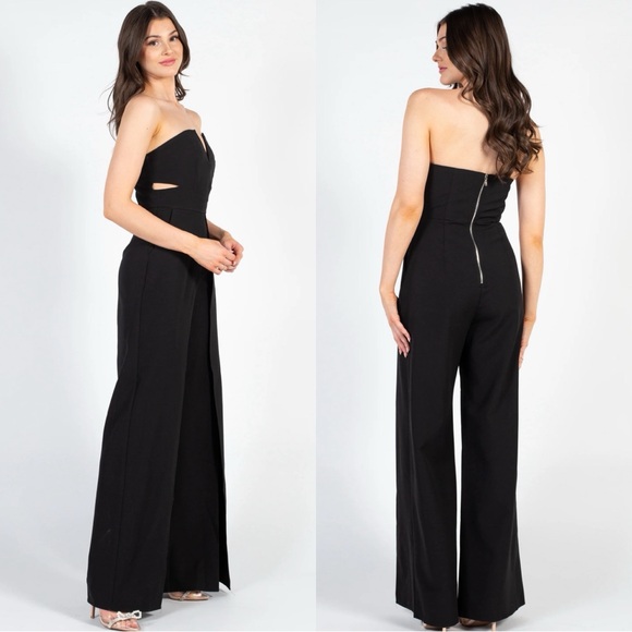 Haven Strapless Split Leg Jumpsuit - Picture 5 of 5
